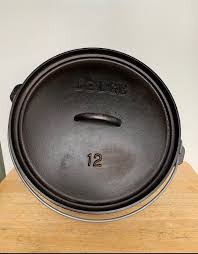 Lodge Camp Dutch Oven #12 w/ Flanged Lid 3 Legs Iron Kettle 6 QT 12CO for Sale in City Of Industry, CA - OfferUp