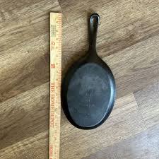 Vintage Lodge Cast Iron 0S Oval Serving Griddle Fajita ...