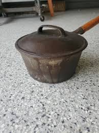Cast Iron 2 Quart Sauce Pan with cover Lid Made in Taiwan ...