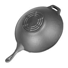 WFS™ 13" Cast Iron WOK w/ Handle - 2 Variations - BRAND NEW ...