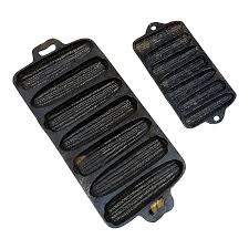 Pair of 1970s Corn on the Cob Cast Iron Trays | Chairish