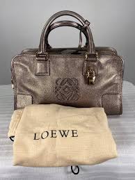 Loewe Amazona Bronze Goatskin Handbag at 1stDibs | loewe ...