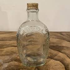 Vintage Log Cabin Syrup Bottle Liberty Bell Clear Glass Bicentennial 1776/ 1976 | eBay