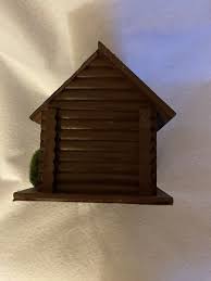 Log Cabin Bird House | eBay