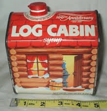 1987 Log Cabin Syrup Tin | eBay Australia