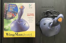 Vintage Logitech WINGMAN JOYSTICK Model #3001 Includes ...