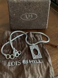 Vintage Sterling Silver Lois Hill Frame Necklace - Etsy