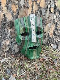 The Mask of Loki from the movie "The Mask" (Hand Carved and Hand Painted) Rare one of a kind! - Etsy Portugal