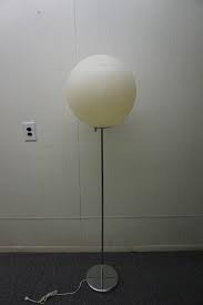 Fun Large Panton Style Ball Globe Floor Lamp with Chrome Base For Sale at 1stDibs | large globe floor lamp, chrome ball floor lamp, large chrome ball