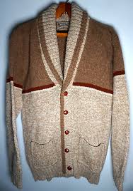 Vintage 80s London Fog Wool Cardigan Sweater Large Mens ...
