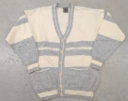 Vintage 50s 60s Campus Green Stripe Shaggy Mohair Blend ...