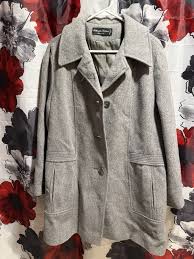 Las mejores ofertas en Mezcla de lana gris 1980s Vintage ...