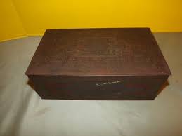 Antique Wilson & Co Art Deco Soap Box Tin w/Vented Humidor ...