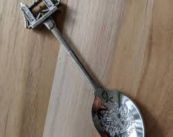 Vintage Collectible LONDON BRIDGE Figural Souvenir Spoon 4 3/8", Inglaterra - Etsy España