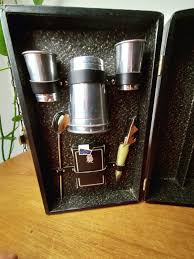 Vintage Traveling Bar Set - Etsy