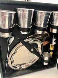 Vintage Choice of Traveling Liquor Cases Hard Shell Case ...