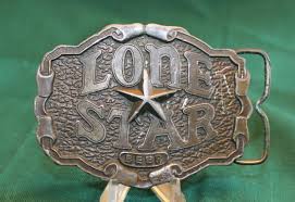 lone star beer belt buckle products for sale | eBay