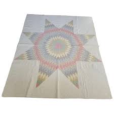Vintage PA. Lonestar Quilt in Pastel Fabrics. For Sale at ...