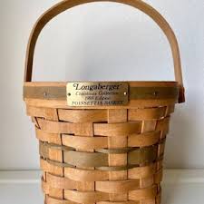 Vintage Longaberger Holiday Cheer Christmas Basket, Signed 1996, Includes Lid - Etsy