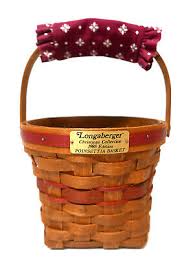 Longaberger 1988 Edition Christmas Collection Poinsettia Basket Fabric Grippers | eBay