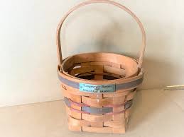 Vintage 1989 Longaberger Handwoven Inaugural Basket - Etsy