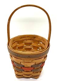 Vintage Bradford Handled Basket, Handcrafted in USA, Signed ...