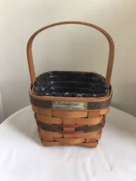 Longaberger 1993 Inaugural Basket, Liner, Protector ...
