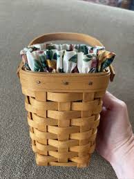 LONGABERGER BASKET 1998 AMERICAN CANCER SOCIETY LINERS (CM ...