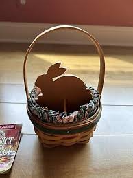 Longaberger 1999 Small Easter Basket, liner, protector and ...