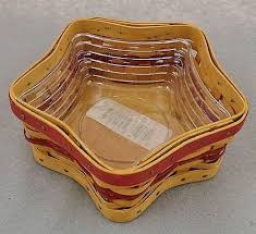 Longaberger 2001 Tree Trimming Twinkle, Twinkle Basket with Protector | eBay Australia