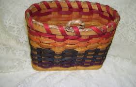 Handmade Basket Multi-color Tabletop or Wall Vintage | eBay