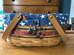 Longaberger 2008 American Celebrations Oval Market Basket ...