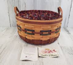 Longaberger Basket of Plenty 1995 Shades of Autumn Liner & Protector | eBay