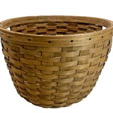 Vintage Longaberger 1985 Round Corn Basket 11x16 With Handles - Etsy