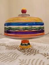 Glass Multicolor Cake Stands Stands for sale | eBay