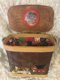 Vintage Hand Painted by Lyn Basket Purse Lined Basket with Lid and Handle Mirror | eBay