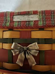 Longaberger 2008 Christmas Wrap It Up Basket Combo | eBay