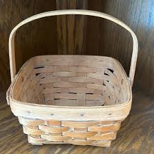 Longaberger | Accents | Vintage 987 Longaberger Basket With Handle | Poshmark