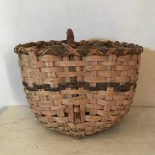 Antique French Gathering Basket Olive Pickers, Jardin ...