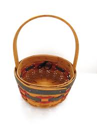 1997 Longaberger Inaugural Basket - Patriotic Fabric Liner ...