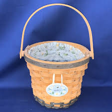 LONGABERGER DAISY BASKET SET Liner Protector Pottery Tie On ...