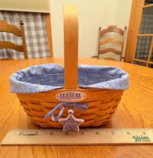 Longaberger 2000 Century Celebration Basket, Ceramic Star ...