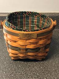 Vintage Longaberger Jingle Bell Basket (1994 Christmas ...