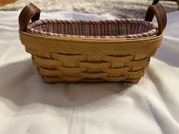 Autographed 2004 Longaberger Basket Knick Knack Leather ...