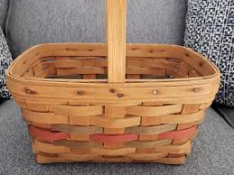 Longaberger Basket With Handle - Etsy