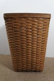 Vintage 1983 Longaberger Lidded Laundry Basket Clothes ...