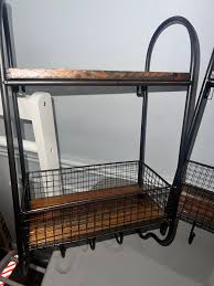 Grid Metal Wall Shelf With Hooks for Sale in Farmers Branch ...