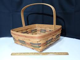 1990 Longaberger Shades Of Autumn Pie Basket WColorful ...