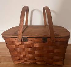 Vintage Basketville Picnic Basket Made in Putney Vermont ...