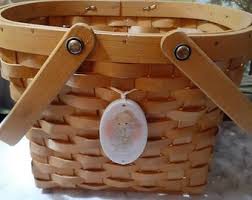 Precious Moments Handled Wicker Basket With Porcelain Emblem "it's Time to Bless Your Own Day" - Etsy